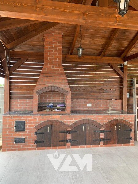 Grill terasa cu plita, chiuveta si blat din marmura - VLM Barbeque Arad - 024